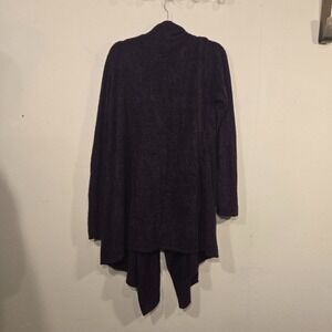 Barefoot Dreams Bamboo Deep Purple Cardigan Women's L Xl